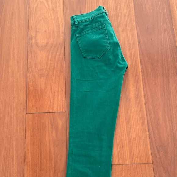 TORY BURCH super skinny jeans trousers pants green size 25 - Picture 5 of 15